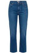 Frame High Rise Straight-Leg Jeans