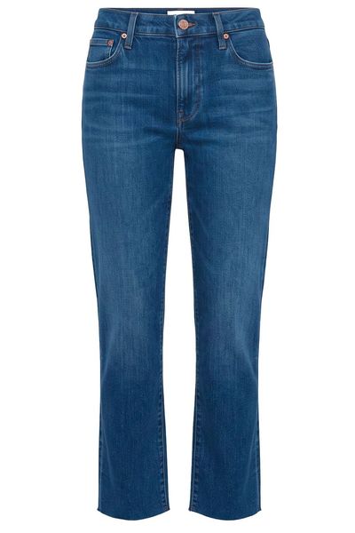 Frame High Rise Straight-Leg Jeans