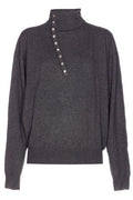 Isabel Marant High-Neck Button Detailed Jumper
