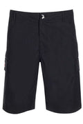 Kenzo Logo Patch Knee-Length Cargo Shorts