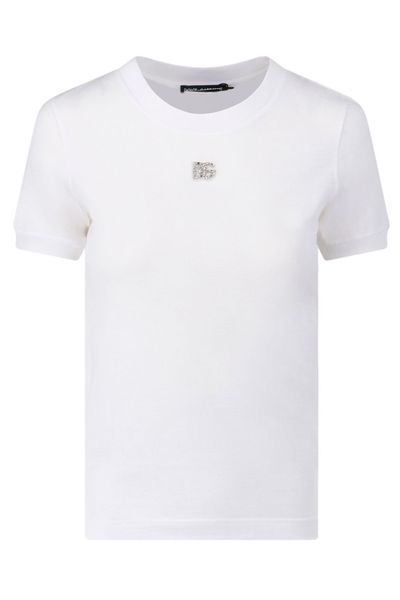 Dolce & Gabbana DG Embellished Crewneck T-Shirt