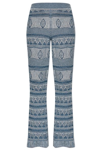 Etro Fit-And-Flare Crocheted Trousers