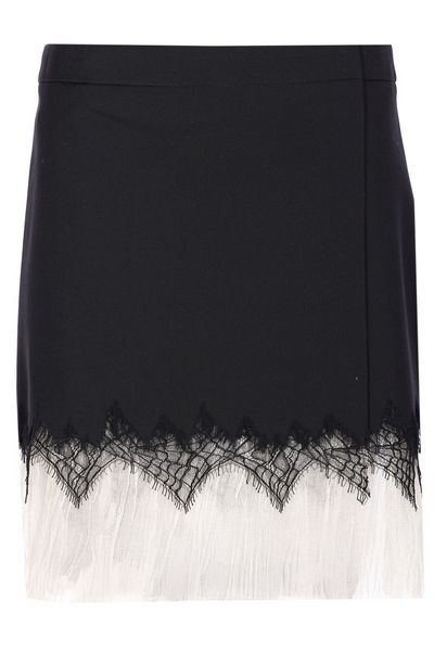 Alexander McQueen Lace Detailed Mini Skirt