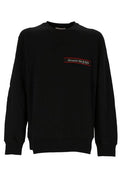 Alexander McQueen Logo Patch Crewneck Sweatshirt