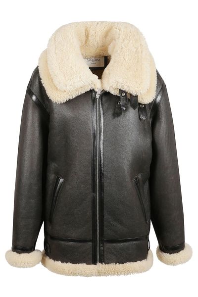 Saint Laurent Zip-Up Long-Sleeved Jacket