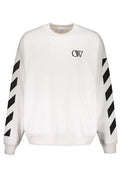Off-White Diagonal Sleeve Logo Sweatshirt