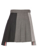 Thom Browne RWB Striped Pleated Mini Skirt