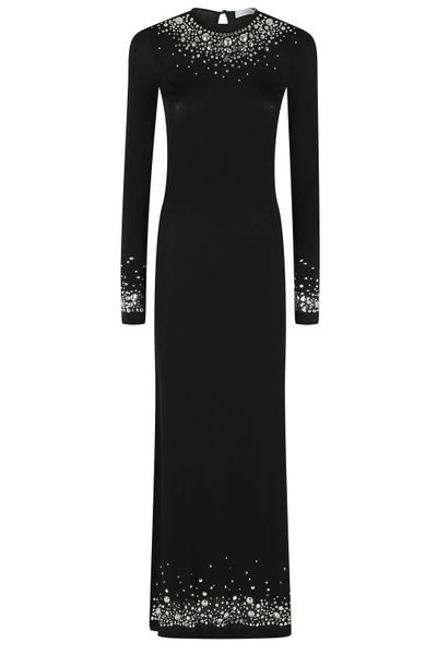 Rabanne Embellished Long Sleeved Dress