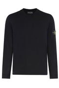 Stone Island Logo Patch Knitted Sweater