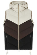 Kiton Chevron Drawstring Hem Padded Gilet