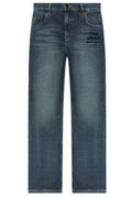 Marc Jacobs Logo Embroidered Straight-Leg Jeans