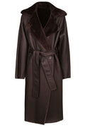 Alberta Ferretti Waist Belt Reversible Coat