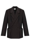 Lemaire Long-Sleeved Double-Breasted Blazer