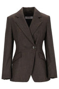 Max Mara Single-Breasted Buttoned Blazer
