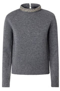 Pinko Neck Embellished Jumper