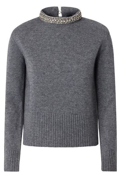 Pinko Neck Embellished Jumper