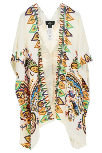 Etro Patterned Open Front Kaftan
