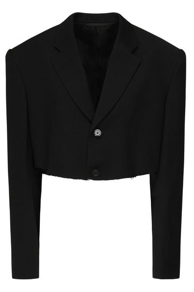 Balenciaga Cut-Out Single-Breasted Blazer