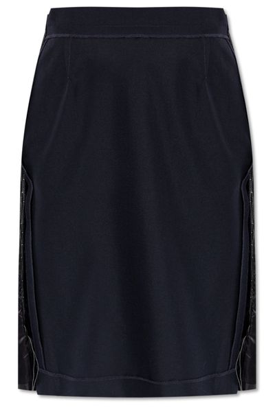 Maison Margiela Raw Hem Midi Skirt