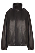 Saint Laurent High Neck Long-Sleeved Jacket