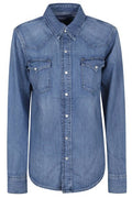Polo Ralph Lauren Long-Sleeved Button-Up Denim Shirt