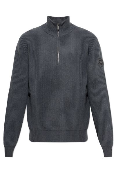 Canada Goose Mckinney Half-Zip Knitted Sweater