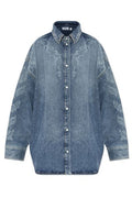 Off-White Oversized Button-Up Denim Shirt
