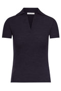 Max Mara Albero Short-Sleeved Ribbed Polo Shirt