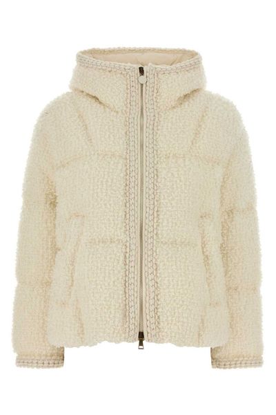 Moncler Cristallin Zip-Up Short Puffer Jacket
