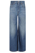 Chloé Logo Patch Straight-Leg Jeans