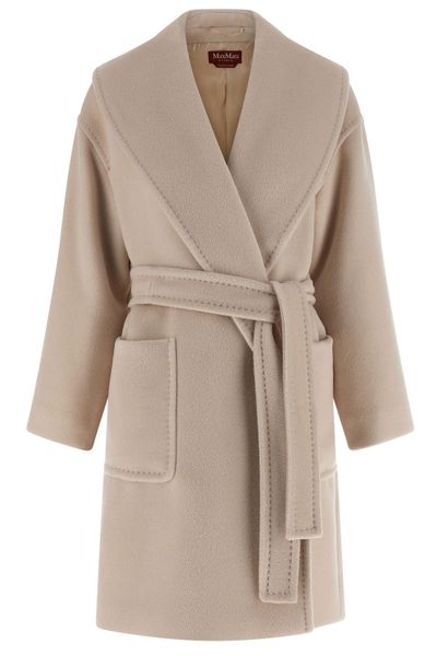 Max Mara Studio Cloruro Tie-Waisted Coat