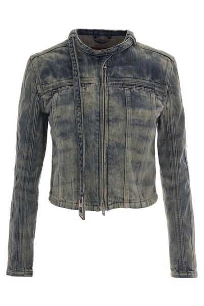 Diesel De Saphix Cropped Denim Jacket