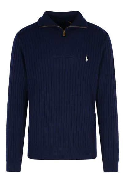 Polo Ralph Lauren Logo Embroidered Half Zip Jumper