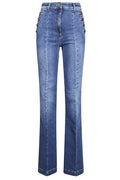 Elisabetta Franchi Button Detailed Flared Jeans