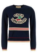 Valentino Cherry Patterned Crewneck Jumper