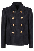 Tom Ford Double-Breasted Cropped Peacoat
