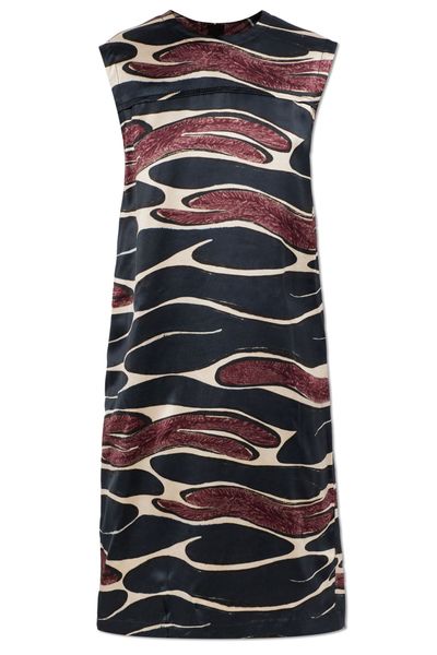 Marni Abstract Print Sleeveless Dress