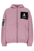 Balenciaga Patch Detailed Drop Shoulder Hoodie