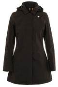 K-Way Slit-Detailed Hooded Coat