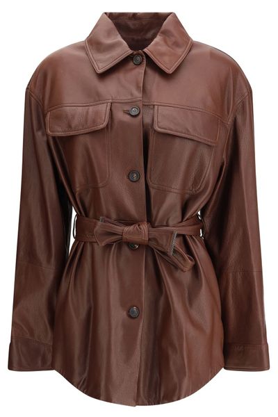 Brunello Cucinelli Saharan Single-Breasted Jacket