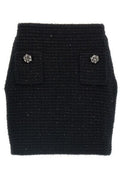 Self-Portrait Textured Knitted Mini Skirt