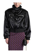 Marine Serre High Collar Bomber Jacket