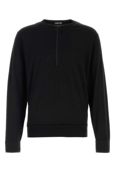Tom Ford Zip Henley Sweater