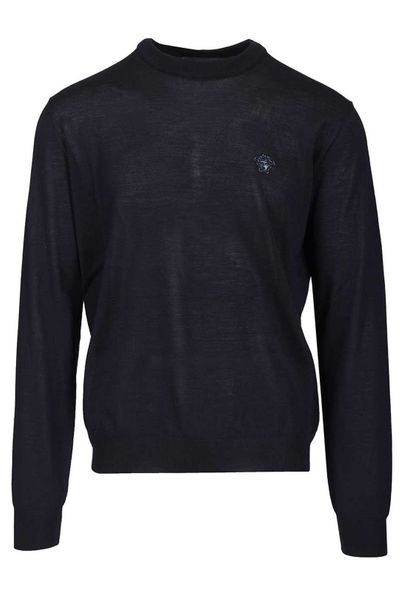 Versace Medusa Embroidered Crewneck Jumper