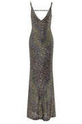 Missoni Sequined Long Dégradé Knit Dress