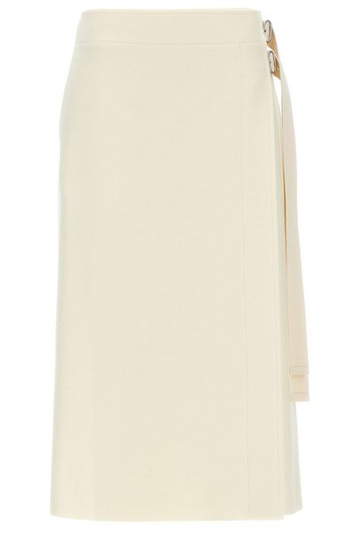 Jil Sander Wrap-Designed A-Line Midi Skirt