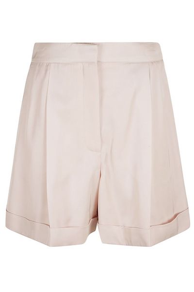 Alexander McQueen High-Waist Pleated-Detail Shorts