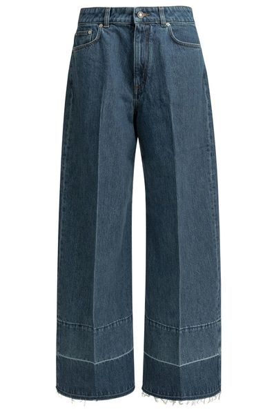 Givenchy High-Waist Wide-Leg Jeans