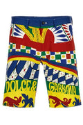 Dolce & Gabbana Carretto Printed Bermuda Shorts