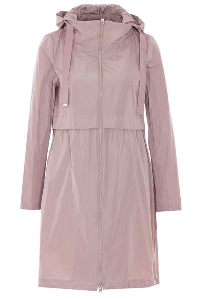 Herno Hooded Zip-Front Coat